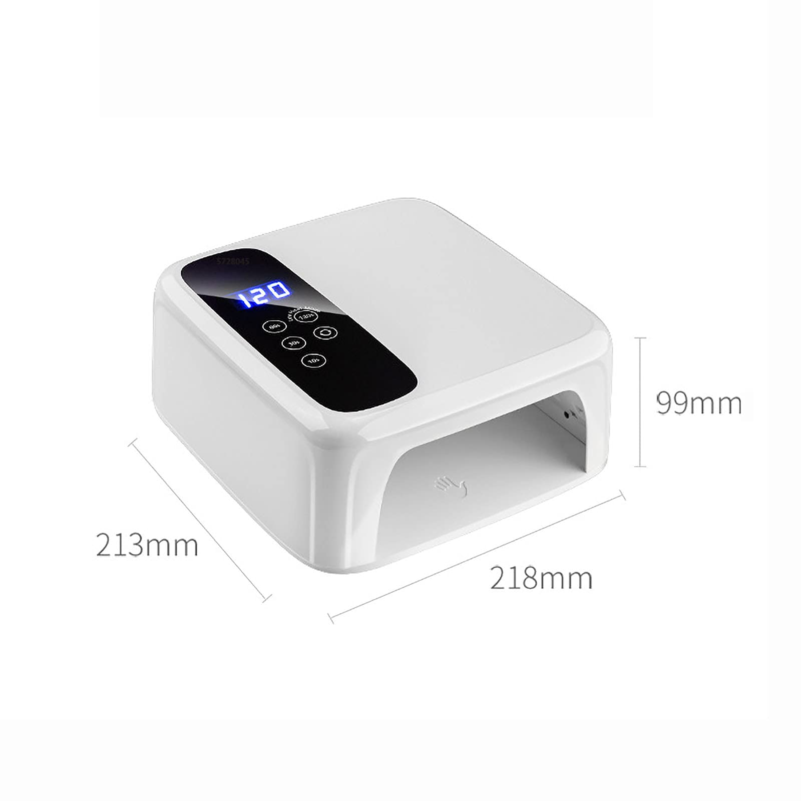 Lampada UV per Unghie a LED 72W Ricaricabile 15600mAH Lampada Arricciacapelli per Smalto Professionale per Unghie in Gel per Tutti Gli Smalti per Unghie in Gel con Guanti Anti-UV