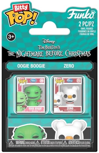 Funko Bitty POP! : L'Étrange Noël de monsieur Jack Lot de 2 - Oogie & Zero