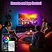 maylit ICRGB TV LED Backlight, 18ft Bluetooth LED Lights for TV 75-85in, USB Powered TV Lights Kit with Remote and App Control, Music Sync Color Change with TV Sound, Bias Lighting for HDTV Room Decor
