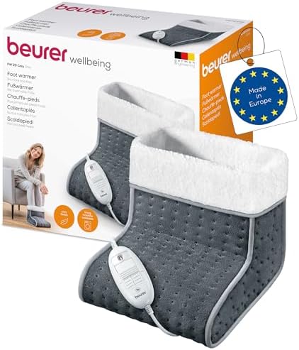 Beurer FW 20 Chauffe-pieds, avec doublure en peluche, fabriqué en...