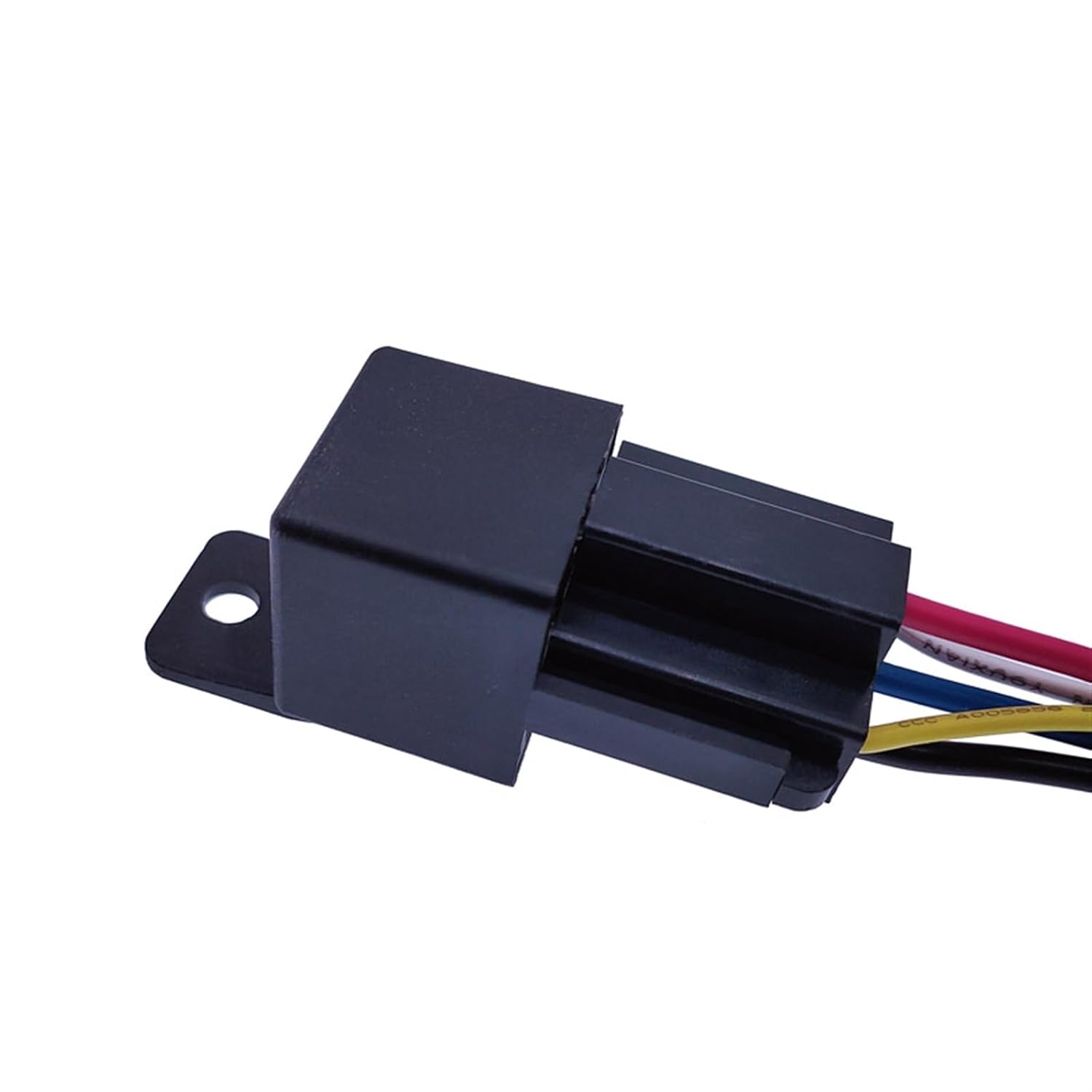 10pcs 40A Auto Car Relay JD2912 with Mounting Hole 4Pin 5Pin DC 12V 24V 36V 48V 72V with Socket(40A 36V 5PIN)