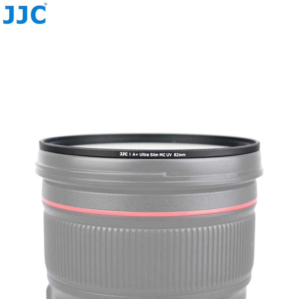 JJC 82mm Ultra-Slim Mehrschicht-UV-Filter für Canon, Sony, Nikon Objektive mit 82mm Gewinde