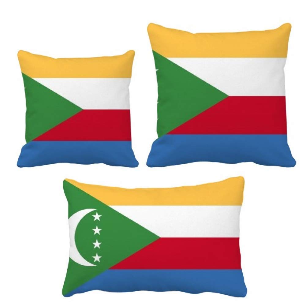 Coussin drapeau Afrique pour décoration de salon et chambre ethnique