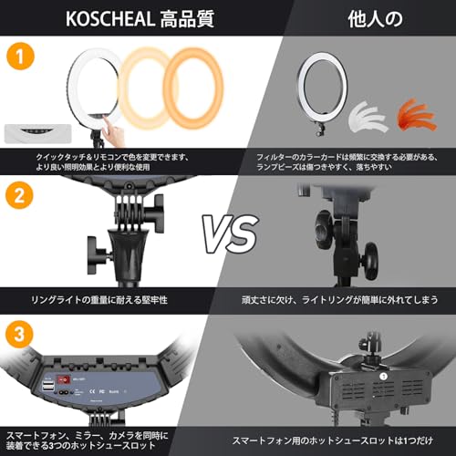 KOSCHEAL 18インチLED リングライト JP18inch の商品画像 4