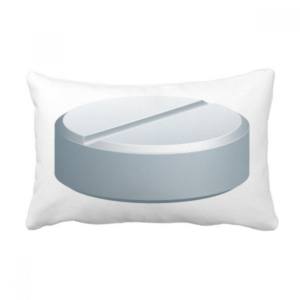 Coussin lombaire pilule blanche pour décorer le canapé du salon