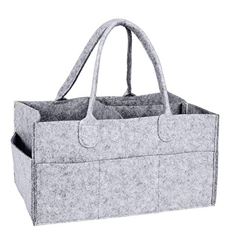 1 contenitore portatile pieghevole per pannolini del bambino, cesto portaoggetti per asilo