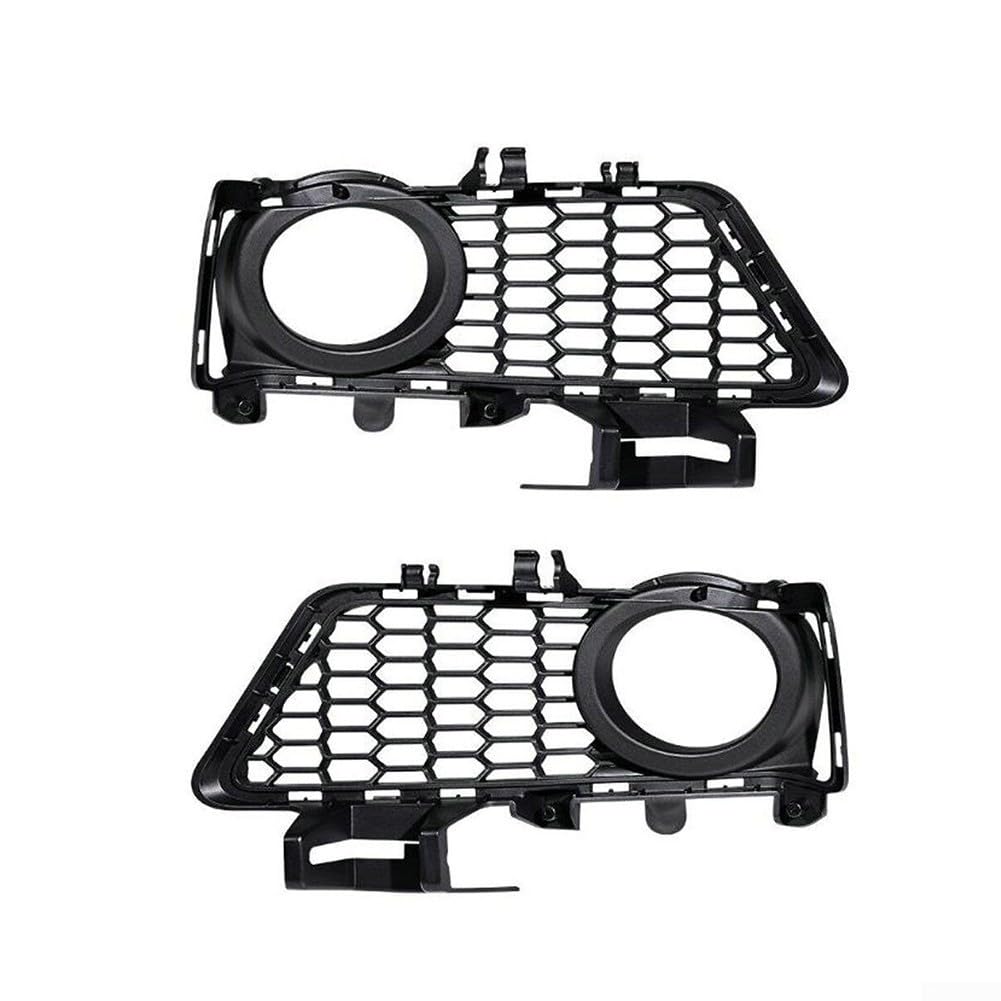 Molduras de faros antiniebla negros de plástico ABS para BMW Serie 3 F30 F31 M Sport