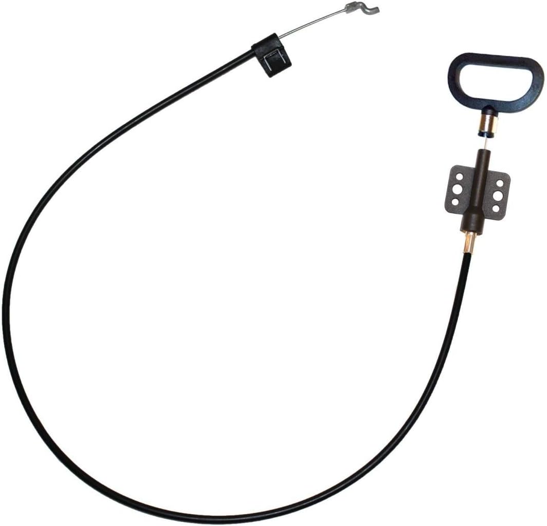 Black Recliner Cable with Release Handle - Exposed Cable Length: 4.75". Longer Version