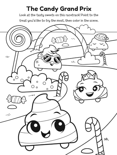 Poo Racers: with 4 Pullback Toys & a Coloring Book image 5