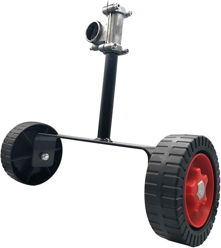 Ruedas de soporte ajustables, ruedas auxiliares, accesorio de cabezal recortador, ajuste universal para desbrozadora de gas/gasolina/eléctrica