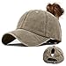 Produktbild Tuopuda Baseball Cap Damen Schachtelhalm Kappe Retro Ponytail Cap Vintage Basecap Pferdeschwanz Outdoor Baseball Kappen Sports Freizeit Einstellbare Baseballmütze Sonnenhut Schirmmütze