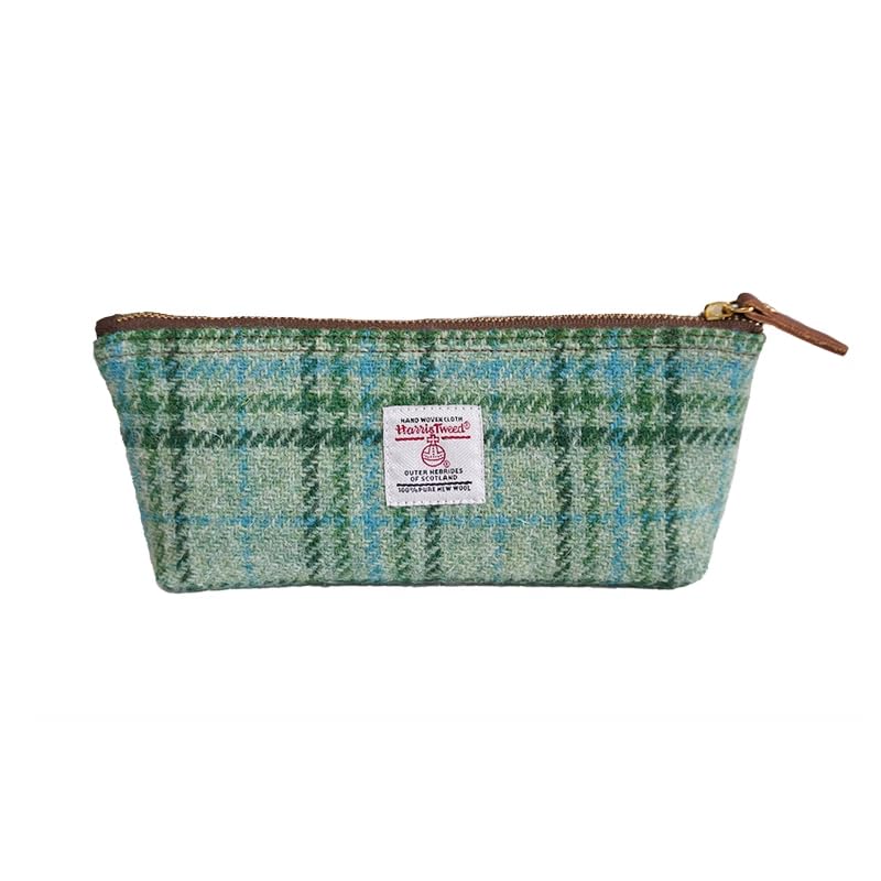 TAILORMAP Harris Tweed Triangle Pencil Case Creative Stationery Sundries Large Capacity Portable - No.857