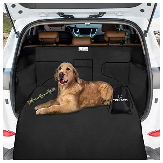 Kerbl 82425 Liegekissen, 74 x 43 cm 5 Focuspet Kofferraumschutz Hund, Hundedecke Auto mit Seitenschutz 185x105x45CM Kofferraumschutz Wasserdicht Kratzfest Autoschondecken für Hunde Kofferraumdecke Auto Schondecke