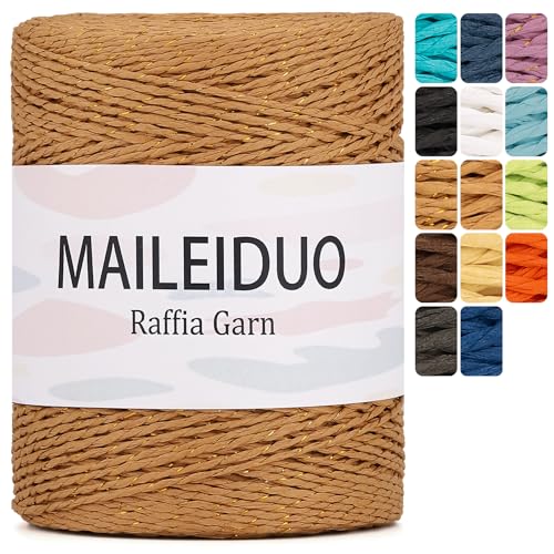 Raffia Yarn for Crochet Bags & Crafts 2mm x 328yds