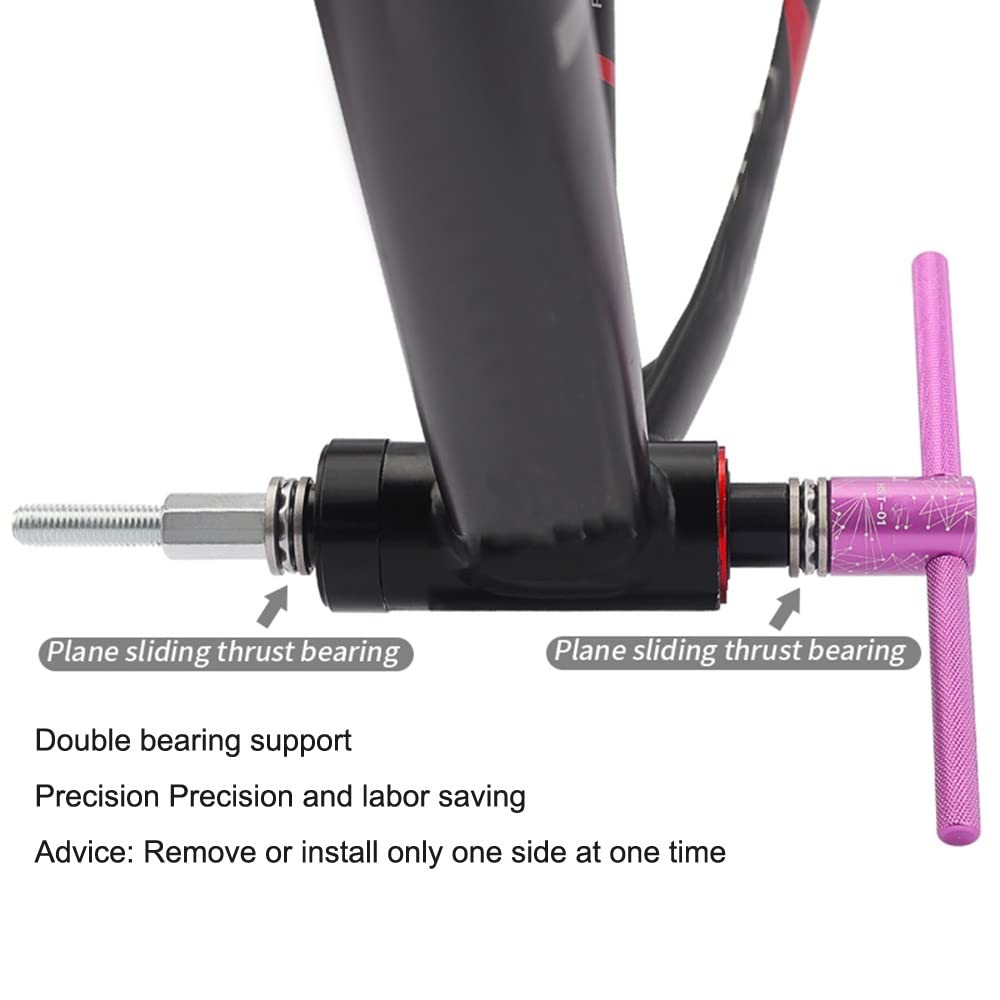 MiOYOOW Herramienta de extracción de instalación de bicicleta, herramienta de instalación de prensa de pedal de pedal de bicicleta para BB86/BB30/BB92/PF30