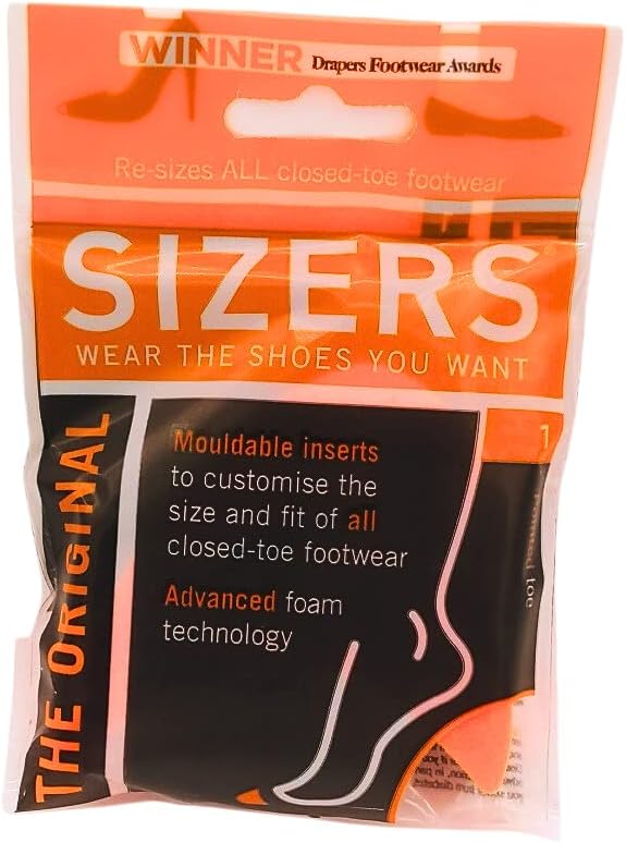 SizersPointed Shoe Sizing Insert (Orange 1 Sizers)