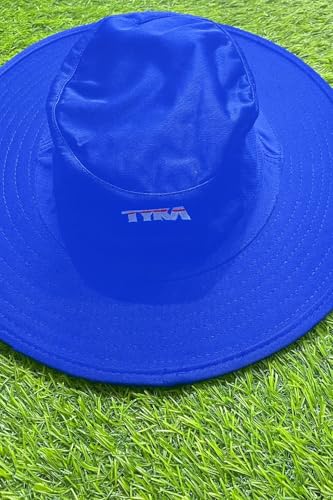 Image of TYKA Cricket Panama Hat | Wide Brim Sun Protection Hat with Sweat-Absorbent Towel Lining | Lightweight & Breathable Headwear for Cricket Matches