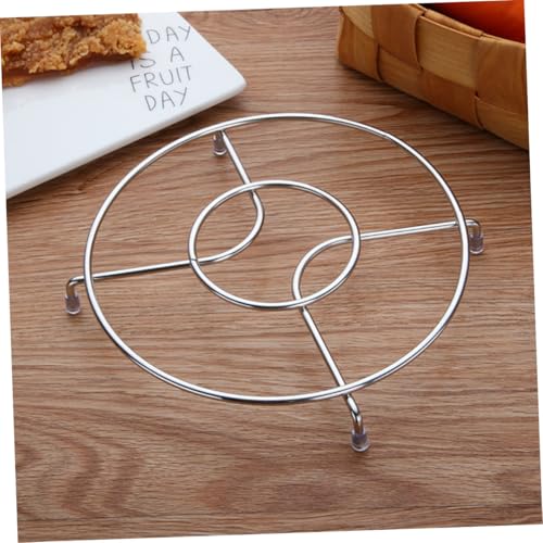 Rejilla para cocina al vapor y soporte de acero inoxidable 6