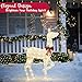 Joiedomi Reindeer Christmas Decoration, 150 LED Lighted Christmas Outdoor Decorations Xmas Deer Yard Lights Decor for Yard Garden Lawn, Warm White Buck