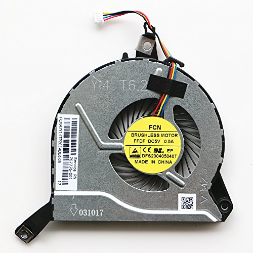 DXCCC 767776-001 Laptop Fan for HP 15-P076TX 15-P074TX 15-P075TX 15-P098TX 15-P105NR 15-P261NE CPU Cooling Fan