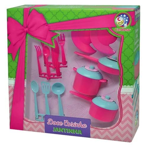 Doce Cozinha Jantinha Cardoso Rosa/Azul
