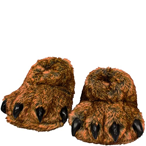 Pantufa Pelúcia 3d Pata De Urso Solado Borracha Original (39/41)