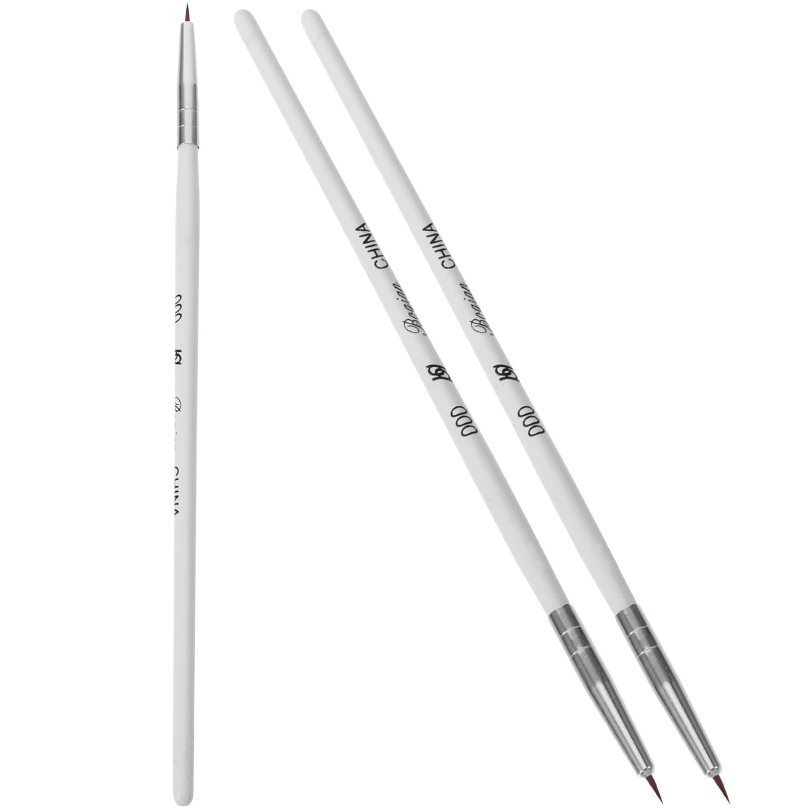 TOVINANNA 3pcs Nail Art Brush Precision Nail Design Tools Versatile and Easy to Use for Intricate Designs and Creative Styles