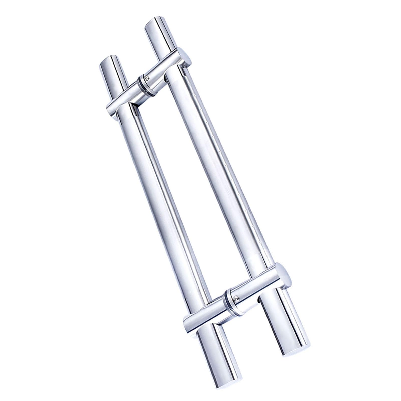 Poignée de porte coulissante en acier inoxydable design H épuré