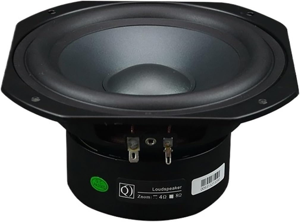 1Pcs 6.5 Inch Midwoofer Speaker Driver 4 8 Ohm 50W Long Stroke Sound Speaker HiFi Home Theater Loudspeaker(8 Ohm Speaker)
