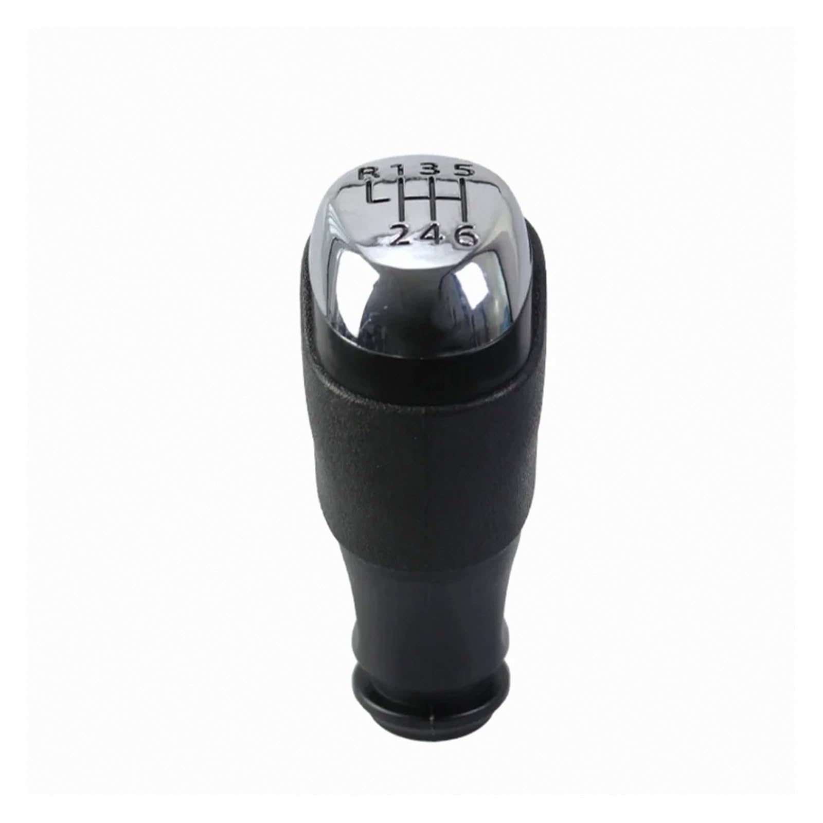 Jsyalmslw Chrome 6 Speed Replacement Gear Stick Knob For Clio 4 Iv Mk4 Chrome/Matte