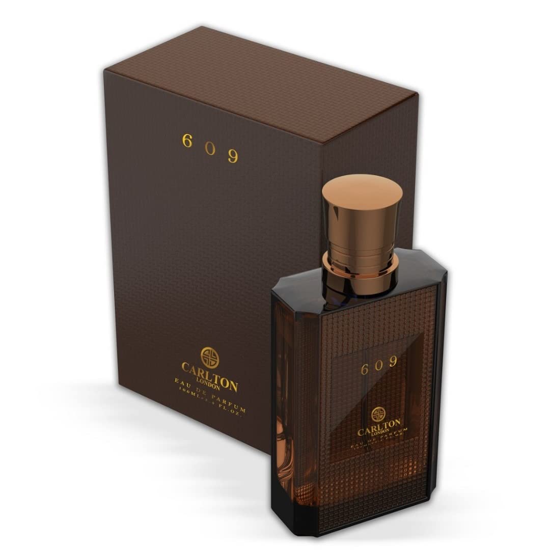 Carlton London 609 Liquid Perfume, Eau De Parfum For Men, Woody Notes, Premium Long Lasting Luxury Fragrance (Amber Wood) (100.00 ml (Pack of 1))