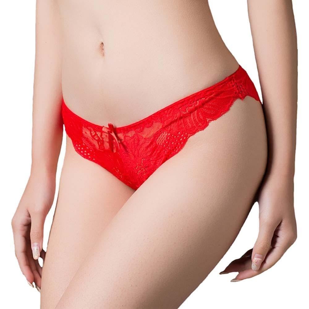Women Cotton Lace Net Material Mid Rise Floral Design Hipster Panty.-picture-29