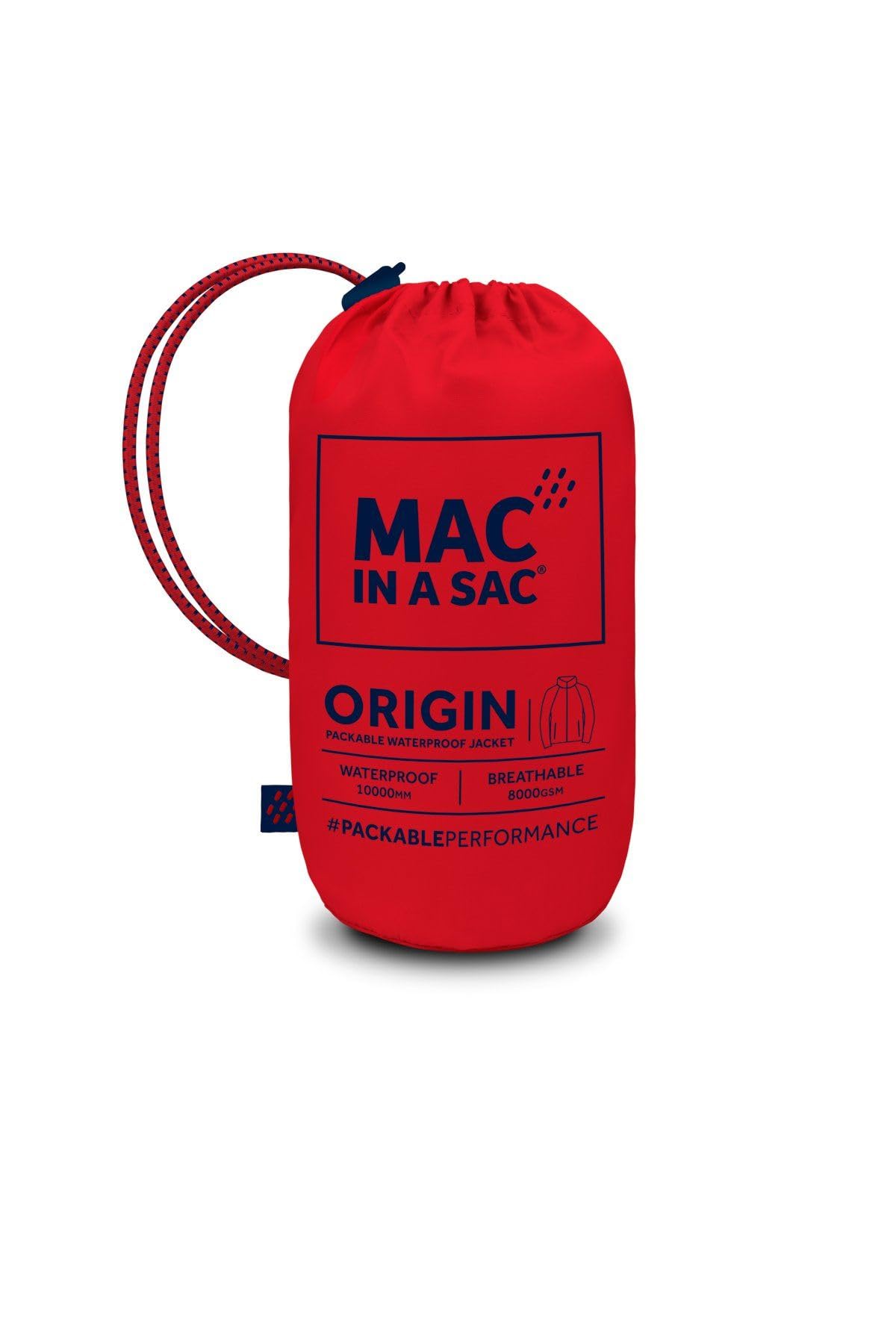 Mac in a Sac Unisex Origin Ii Jacke Edition Regenjacke Wasserdicht Verstaubar Tarnmuster Rosa XL