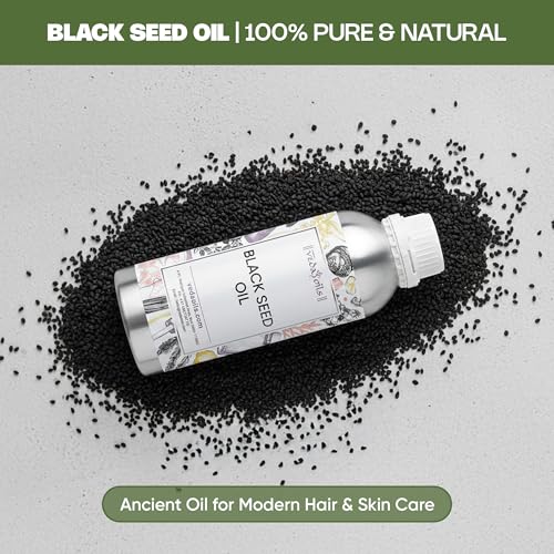 Image of VedaOils Black Seed Oil for Hair Growth & Skin Care 100ml | 100% Pure & Natural Cold-Pressed Oil | Strengthens Roots, Controls Hair Fall & Nourishes Scalp | Suitable for All Hair & Skin Types
