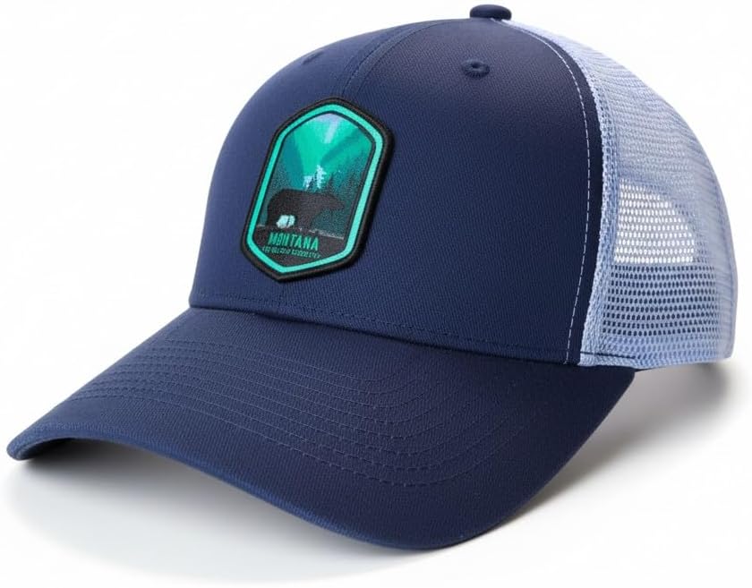 Montana Trucker Hat w/The Big Sky Country Woven Patch