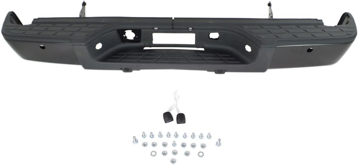 BUMPERS THAT DELIVER - Primered, Rear Bumper Assembly Compatible with 2007-2013 Chevy Silverado & GMC Sierra 1500 w/Park 07-13, GM1103149