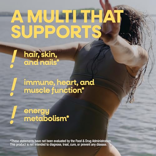 Nature's Way Alive! Women’s Multivitamin Gummy, Daily Chewable Multivitamins for Women, Vitamins A, C, D3, E, B-Vitamins, Supports Immune, Heart, & Muscle Function*, Mixed Berry Flavored, 130 Gummies