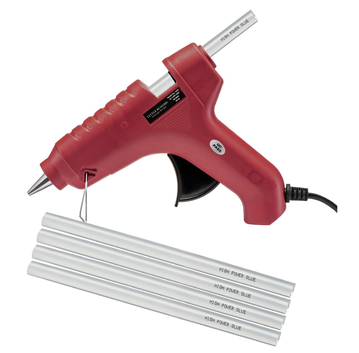 40W Glue Gun with 5 Free Sticks - Glue Gun with Sticks for Craft Work - Hot Glue Gun with Glue Sticks - Reliable Gluegun Machine for DIY Projects - Gum Gun for All-Purpose use (40W)-image-22