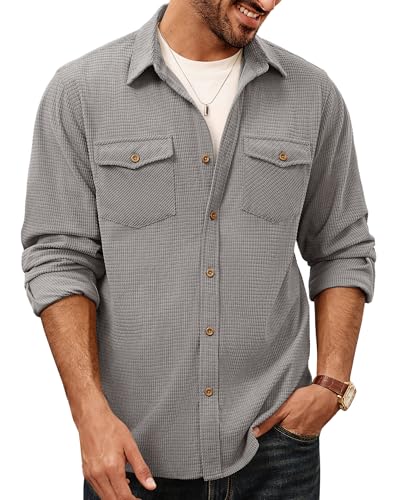 Chemise sans plis PJ PAUL JONES texturée gaufrée pour homme actif