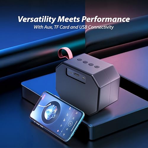 Image of UBON Boom SP-44 10 Watt Wireless Portable Speaker | 8 Hours Long Playtime,Multiple Connectivity (Black)