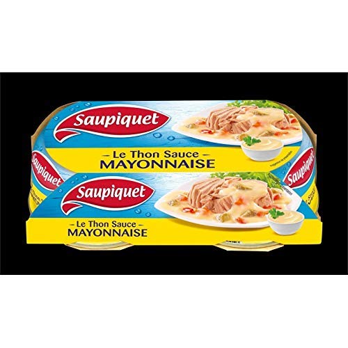 Saupiquet – Salsa de atún mayonesa 270 g – 4 unidades – Se vende en un set