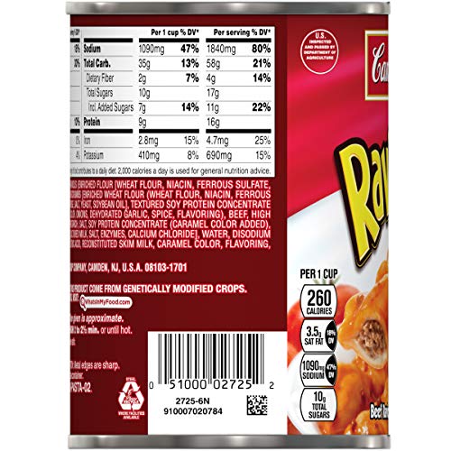 Campbell's RavioliOs Beef Ravioli in Meat Sauce, 15 oz (pack of 12) - Thumbnail 7