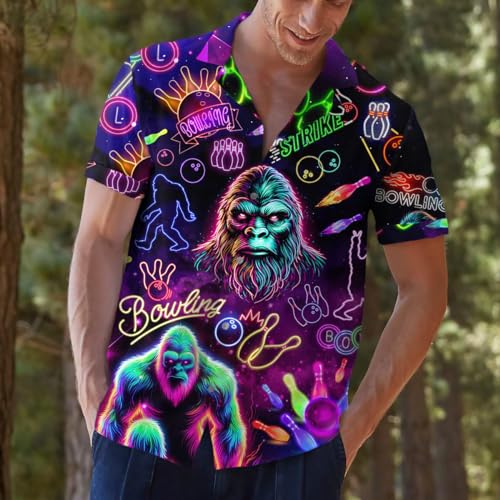 Funny Hawaiian Shirts for Men Palm Beach Shirts Tropical Vacation Shirts O3 6