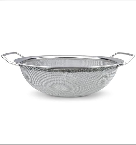 Stainless Steel Paint Strainer 60 Mesh – Fine Mesh Strainer with Handle, Rust-Proof Reusable Filter for Oil/Latex Paint, Maple Syrup, Automotive Use (Fits 1-5 Gallon Buckets)