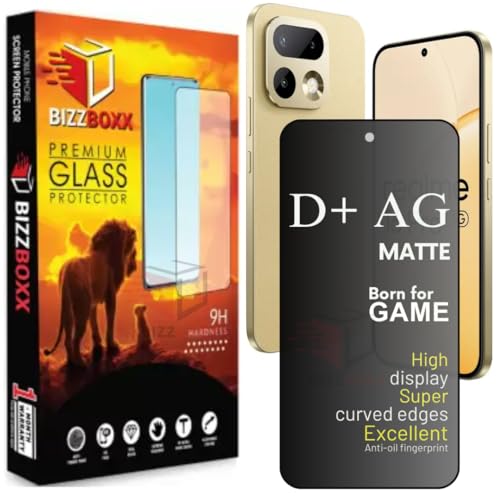 Image of D+ AG Matte Tempered Glass Screen Guard Protector Compatible With realme 16 Pro 5G Anti Fingerprint Gaming Special Temper With Camera Cut (realme 16 Pro - 6.78 Inch)- Pack of 1