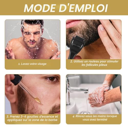 Kit Pousse Barbe,Kit de Croissance de la Barbe – vue 5