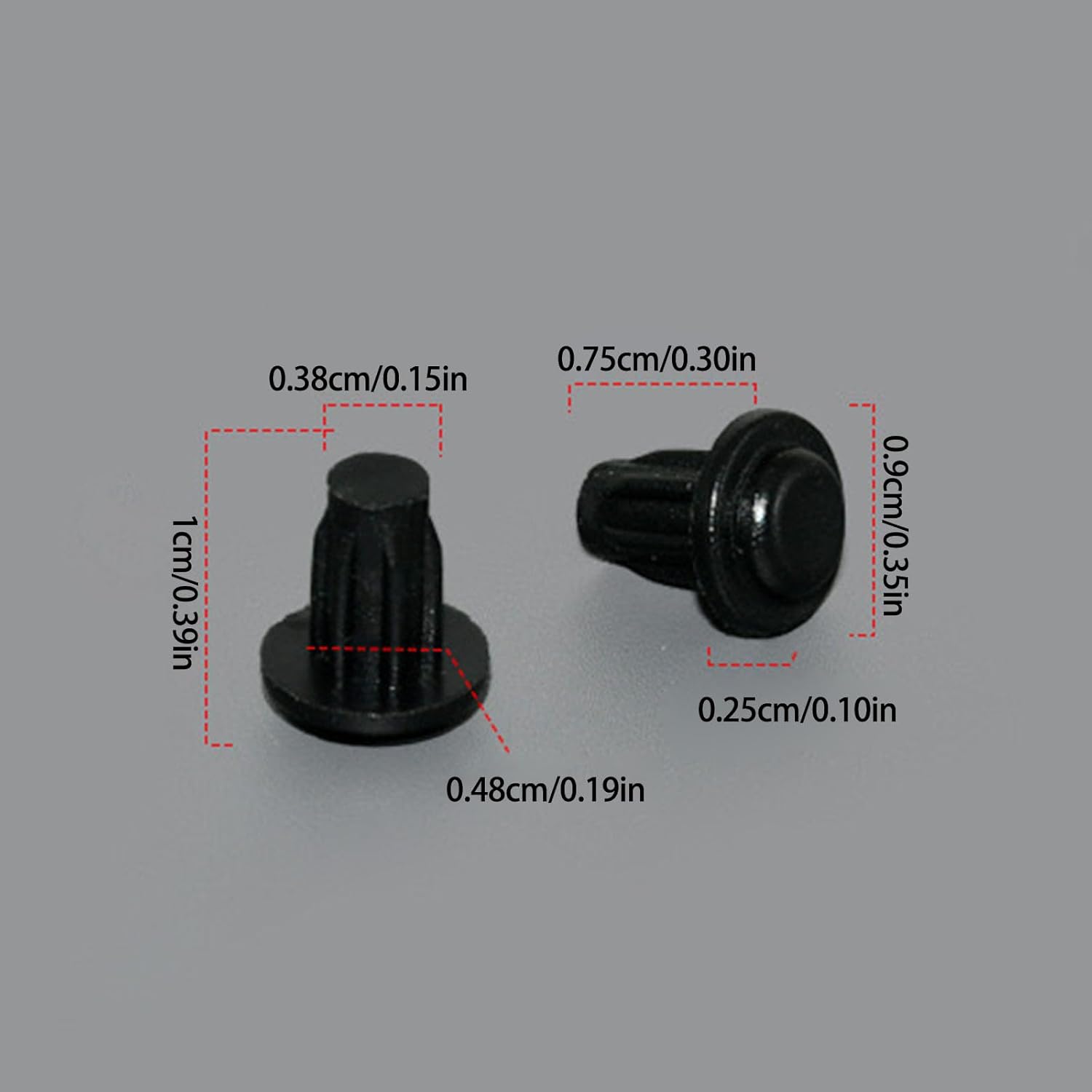 100pcs Anti-Collision Recessed Cabinet Door Bumper Non Slip Silicone Foot Pad Hole Plug Fastener Furniture Accessories