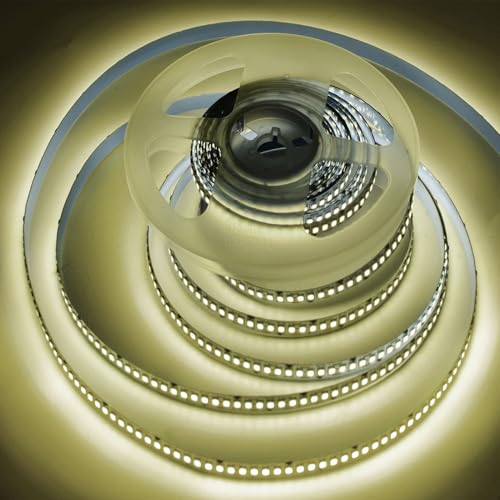 Image of AC110-130V LED Strip Lights,Dimmable 40000LM 66ft /20m SMD 2835 2400 LEDs Waterproof IP68 LED Lights Strip Ribbon, More Brightness Than Low Voltage LED Strip Lights (Neutral White 4500K)
