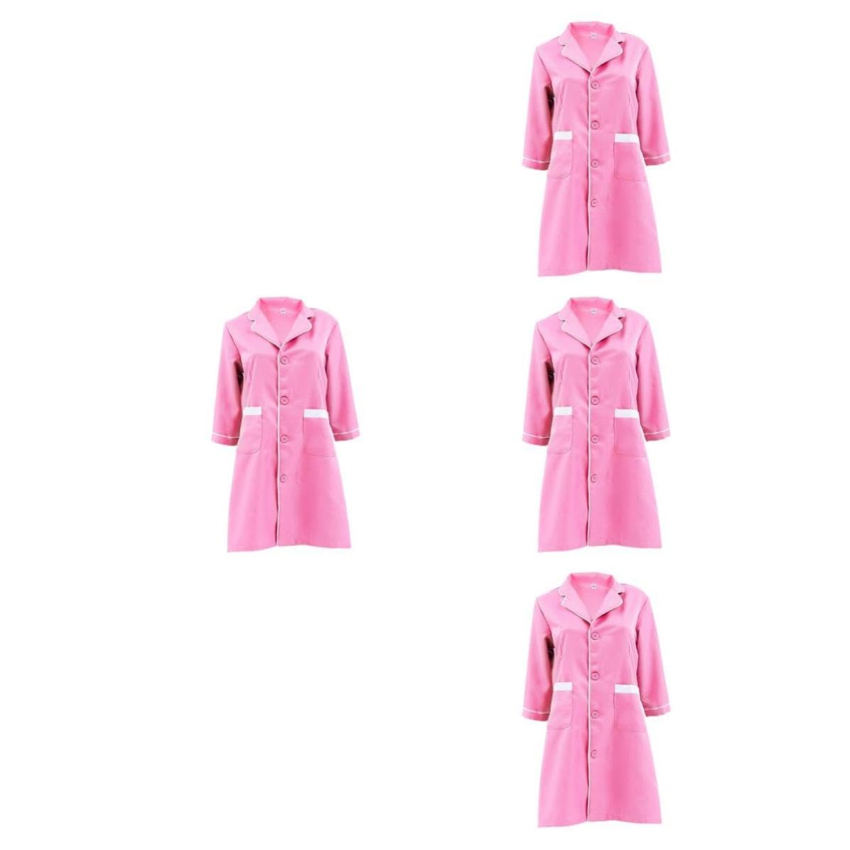 Tofficu 4 Stück Rosa Friseurkleid, Schnelltrocknend, Pflegeleicht