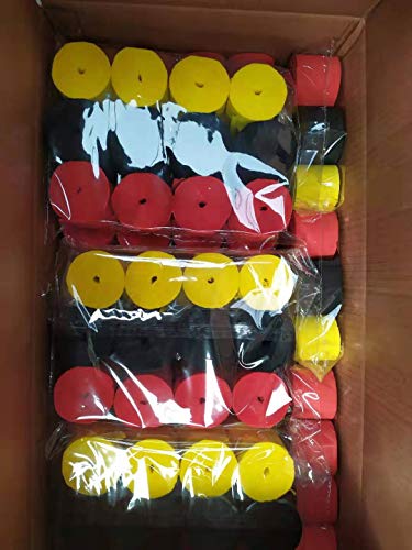 Fonder Mols 12 Rolls Crepe Paper Streamers, Red Yellow Black, For Mickey Mouse Themed Baby Shower Birthday Nursery Party Decorations #TOP6